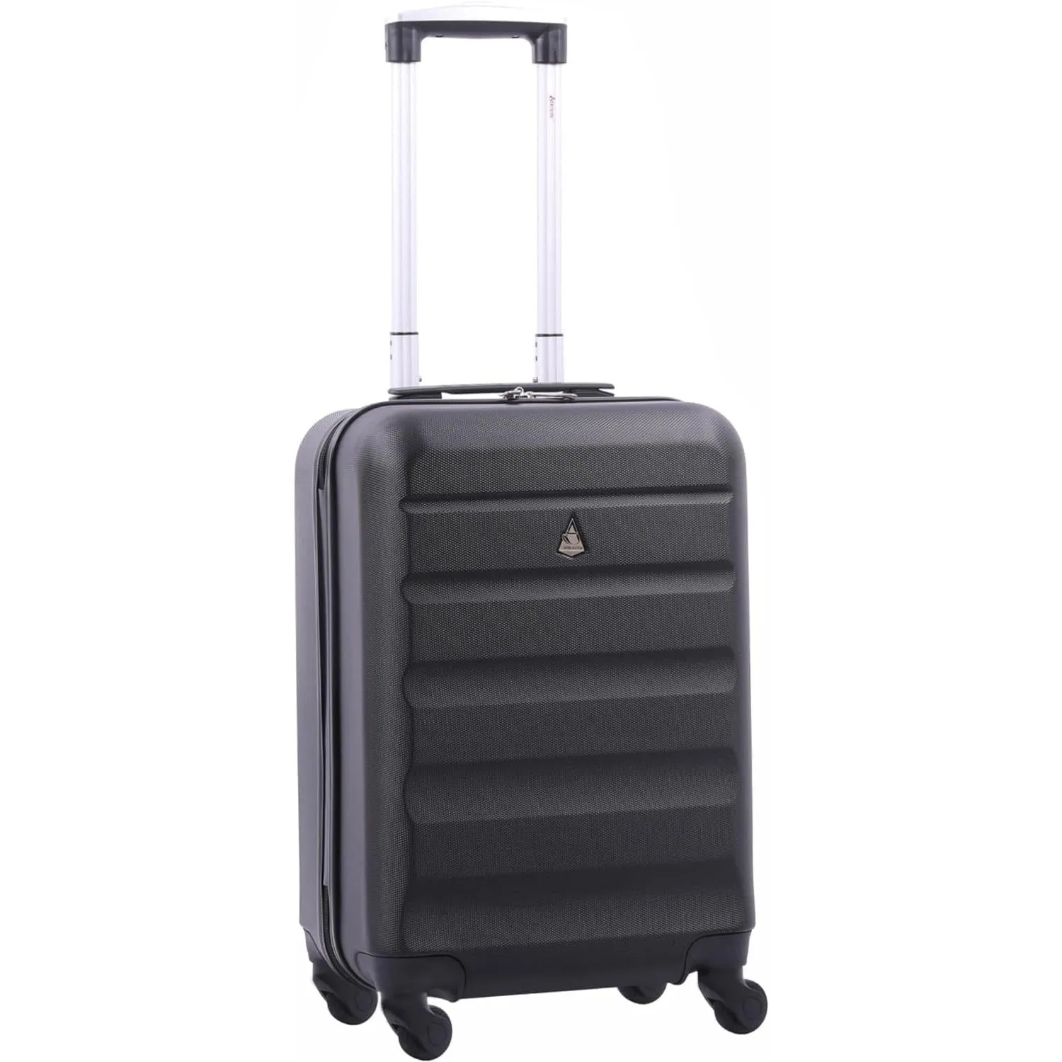 Aerolite (55x38x20cm) Emirates Max Size Hard Shell Carry On Hand Cabin Luggage Suitcase with 4 Wheels, Fits Ryanair, British Airways, easyJet & Many More