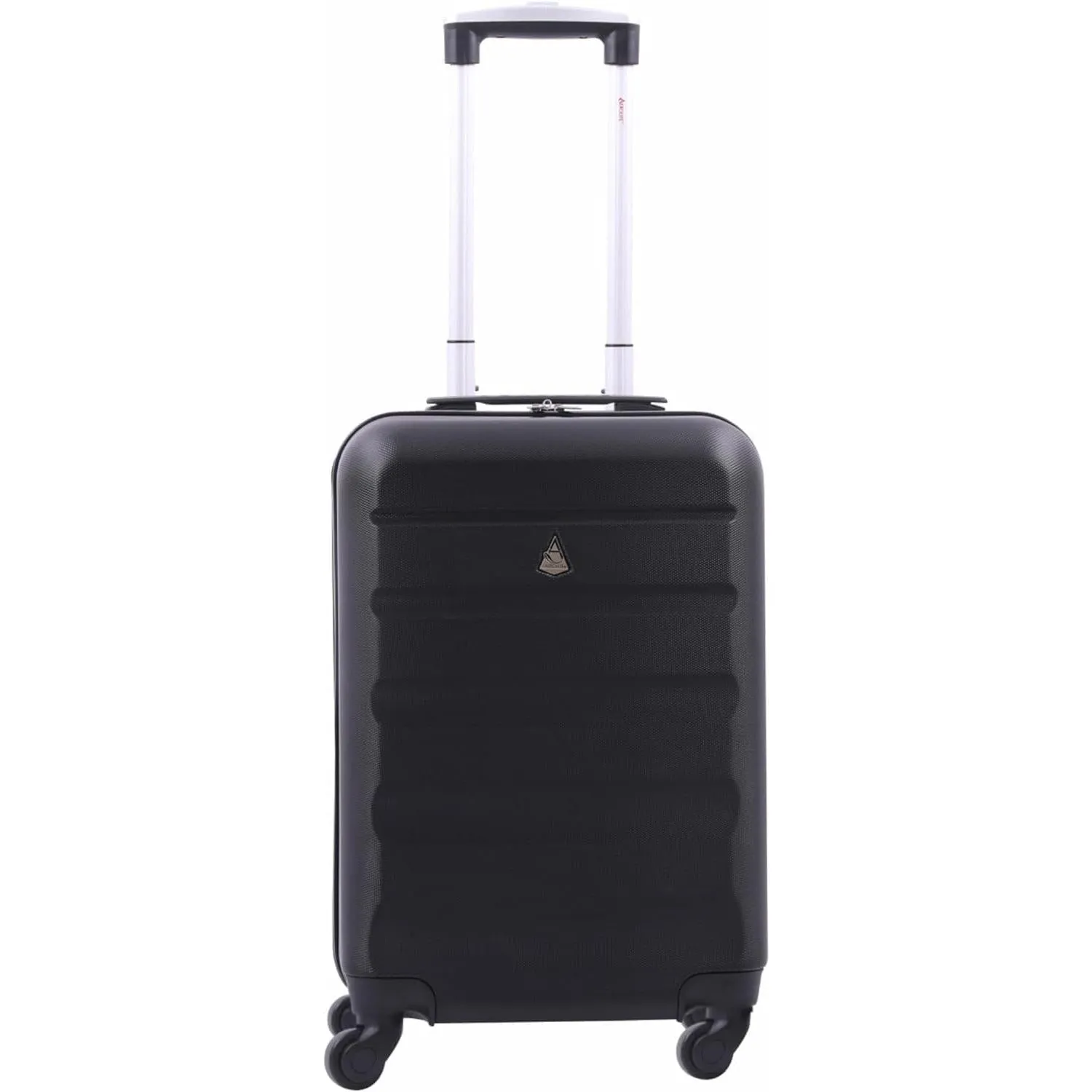 Aerolite (55x38x20cm) Emirates Max Size Hard Shell Carry On Hand Cabin Luggage Suitcase with 4 Wheels, Fits Ryanair, British Airways, easyJet & Many More