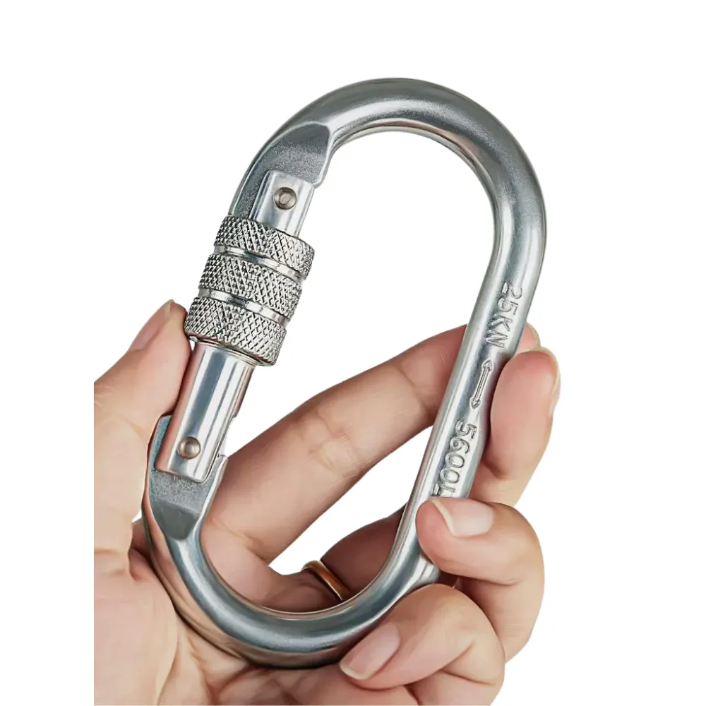 Al-Nasr Screwgate O-Shaped Carabiner 25KN