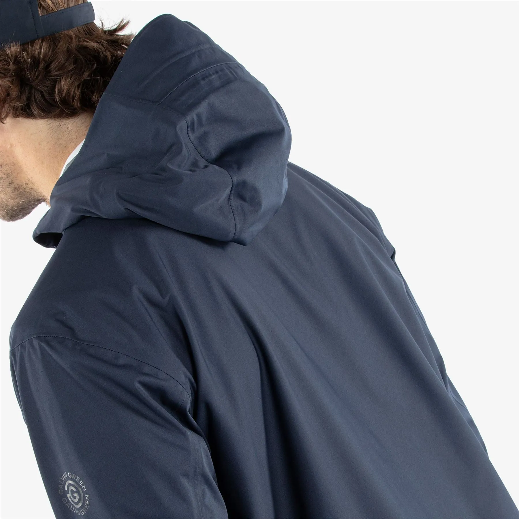 Amos Gore-Tex Full Zip Hooded Waterproof Jacket Navy - AW24