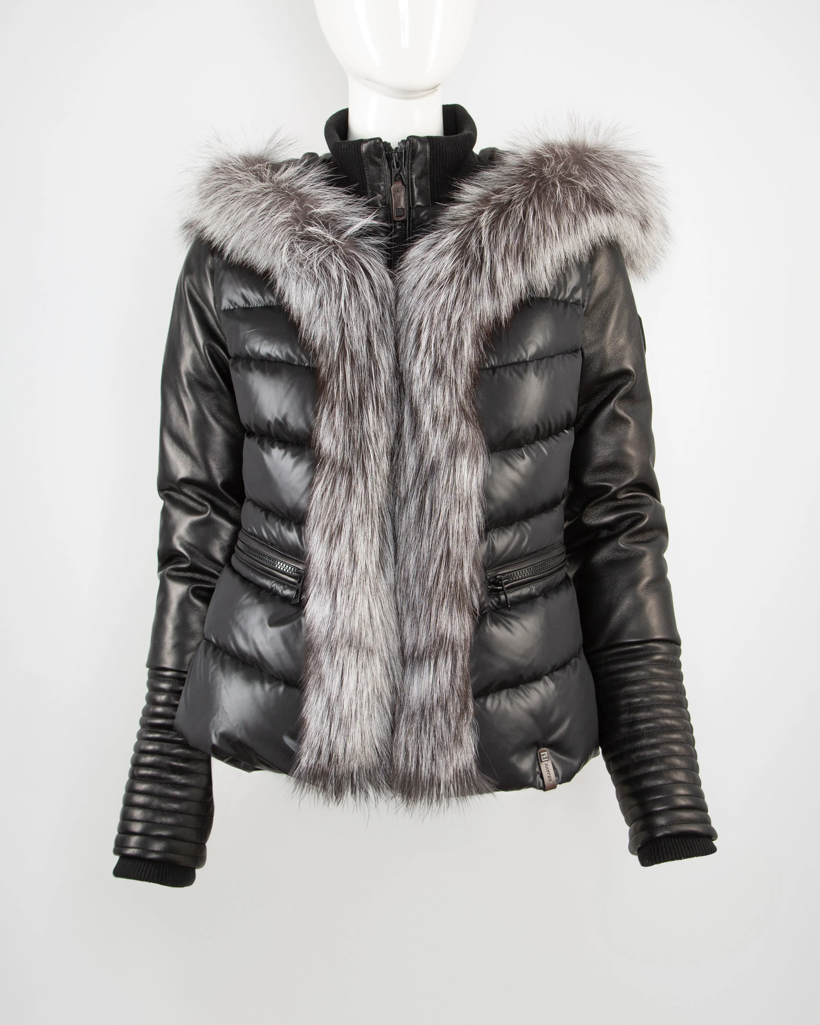 MARIANA Down Jacket With Fur Trim