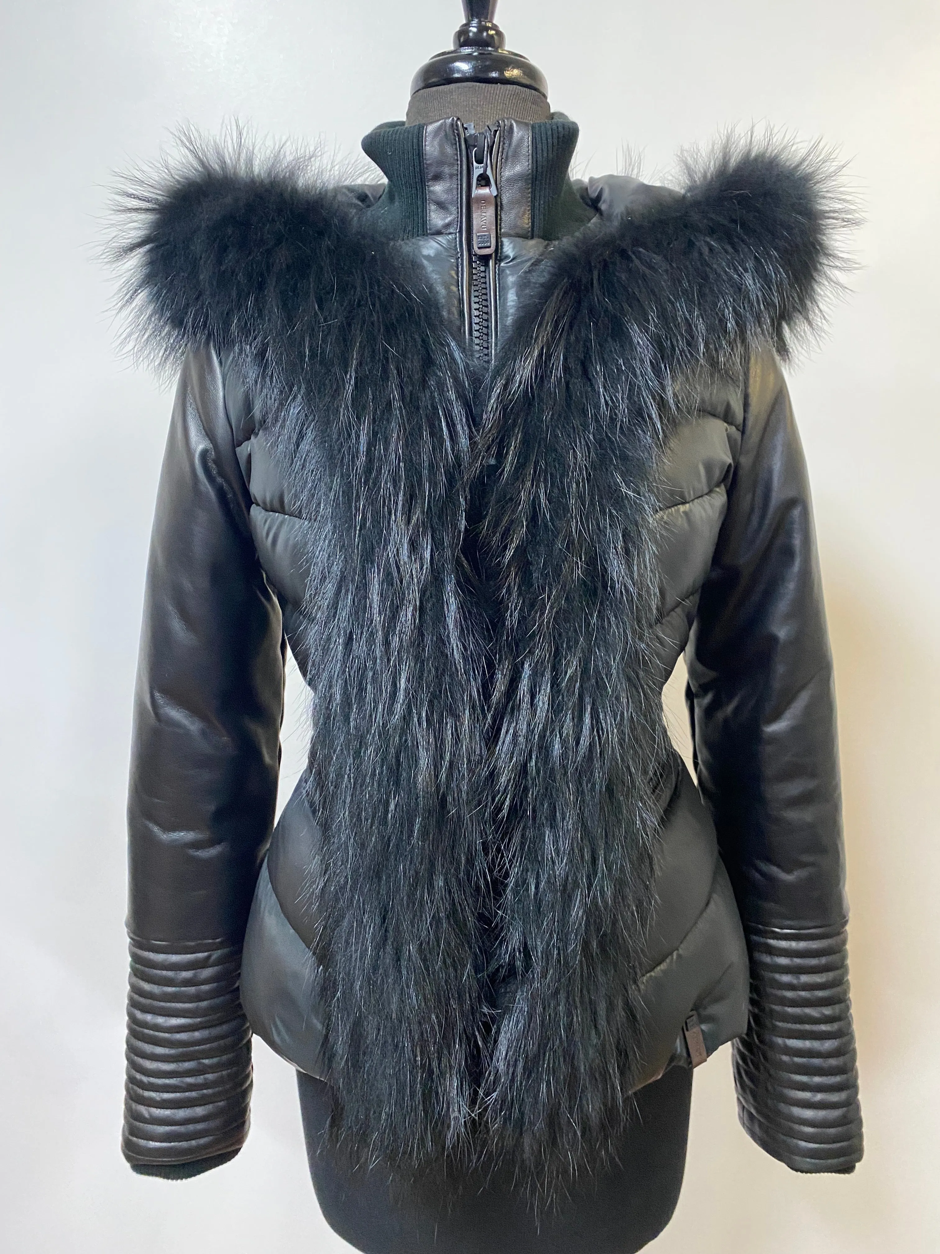 MARIANA Down Jacket With Fur Trim