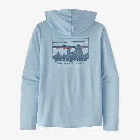 Men's Patagonia | Capilene Cool Daily Graphic Hoody | Chilled Blue