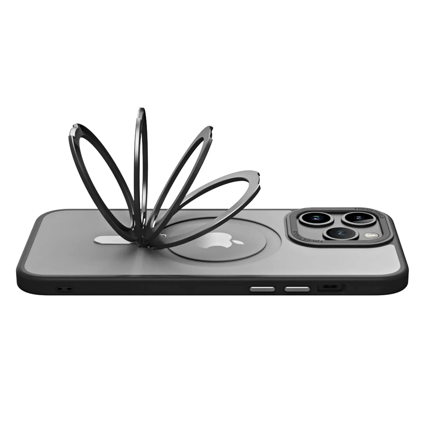 Venture Series Clear Back Kickstand Case - iPhone 15 Pro Max