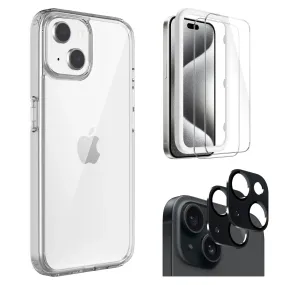 Venture Series Clear Case with Screen and Camera Protector - iPhone 15 Plus