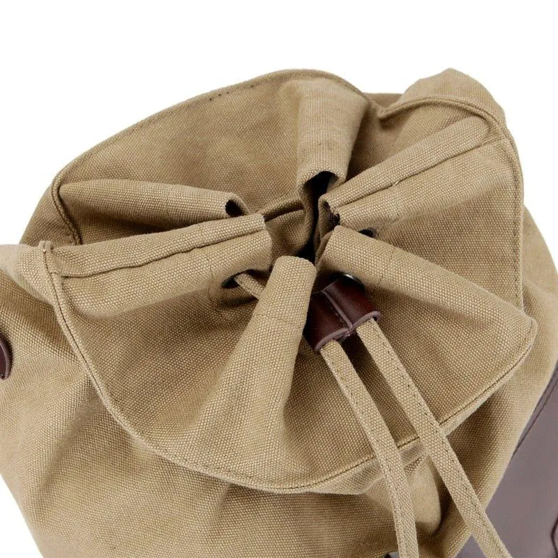 Vintage Canvas Backpack Purse Travel for Men